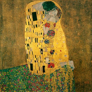 Bučinys (detalė). Gustav Klimt