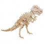 Dinozauras T-Rex. 3D Konstruktorius iš medžio 